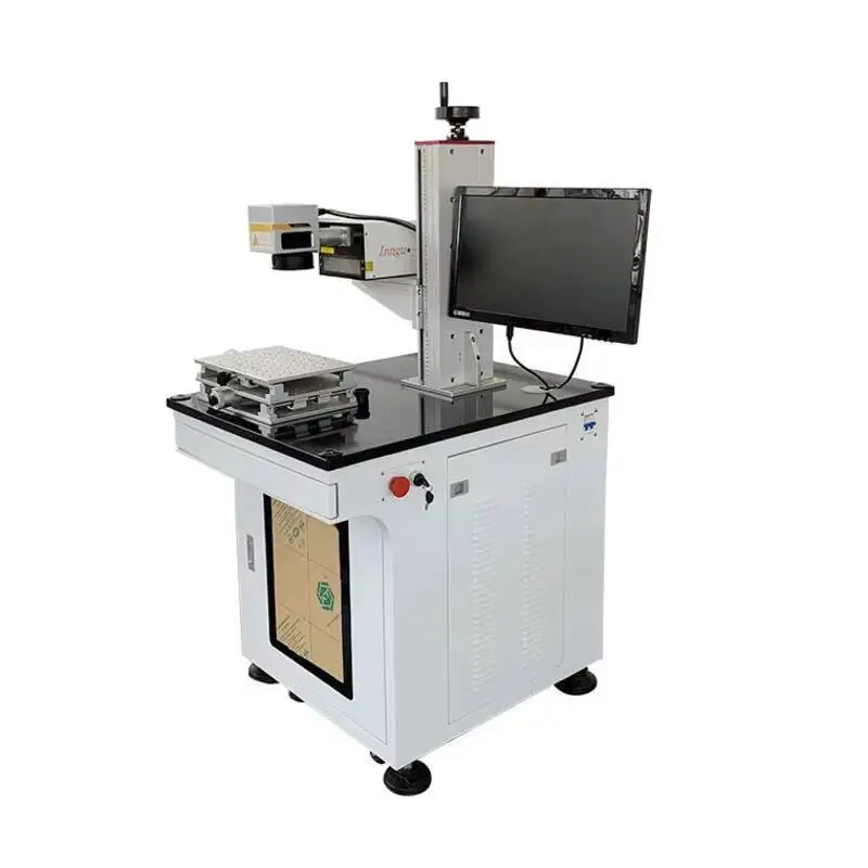 5W UV LCD Ceramic Glass Battery Plate Solar Silicon Wafer Laser Marking Machine