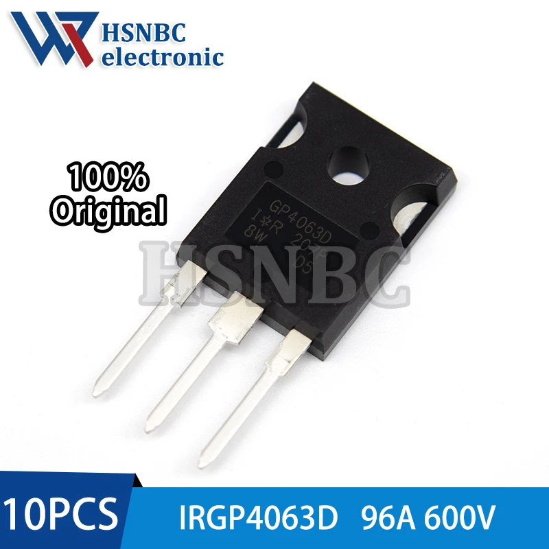 10PCS IRGP4063D IRGP4063DPBF GP4063D TO-247 96A 600V IGBT Power Transistor 100% New Original