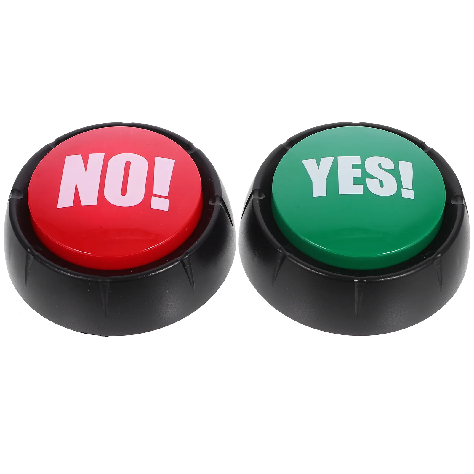 Botón de respuesta de sonido No Sí, zumbador de fiesta, juego parlante, botones de prueba, registro de alarma, espectáculo, concurso de escritorio, herramienta de broma