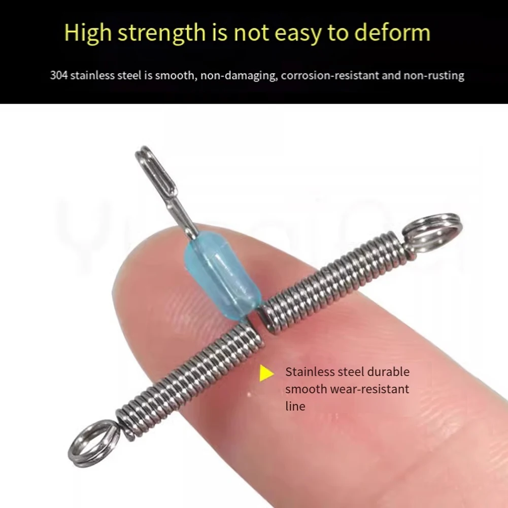 26.6*15.5 مللي متر تصميم مضاد للتشابك خفيف الوزن مقاس واحد يناسب معظم السنانير يمنع تشابك الخطاف لملحقات الصيد