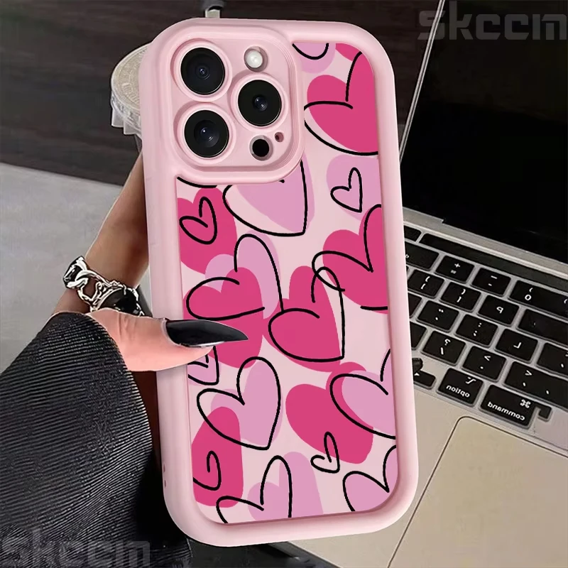 لطيف القط الكلب أعطني خمسة قضية الهاتف آيفون 17 16 16E 15 14 13 12 11 برو ماكس XR XS ماكس 17 الهواء 16 برو للصدمات الغطاء الخلفي