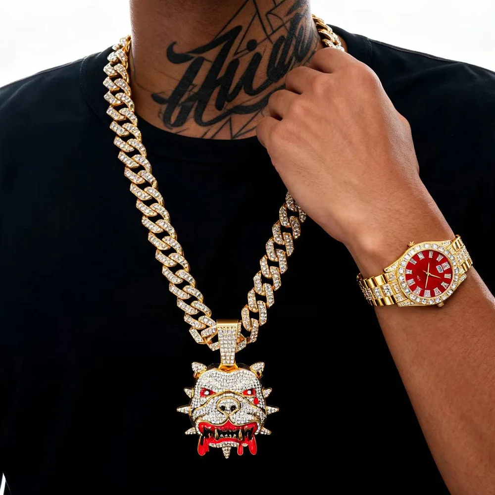 DIY accessories Hot-selling men's watch rhinestone cross-border Rome, European and American large scale new water ghost with bul
