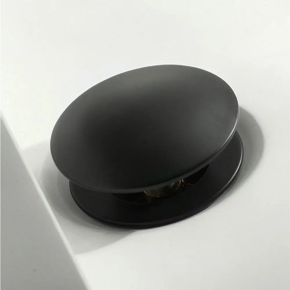 Modern Bathroom Sink Drain Plug Pop Up Stainless Steel Basin Waste Filter 1 1 4 Inch Connector Overflow Protection
