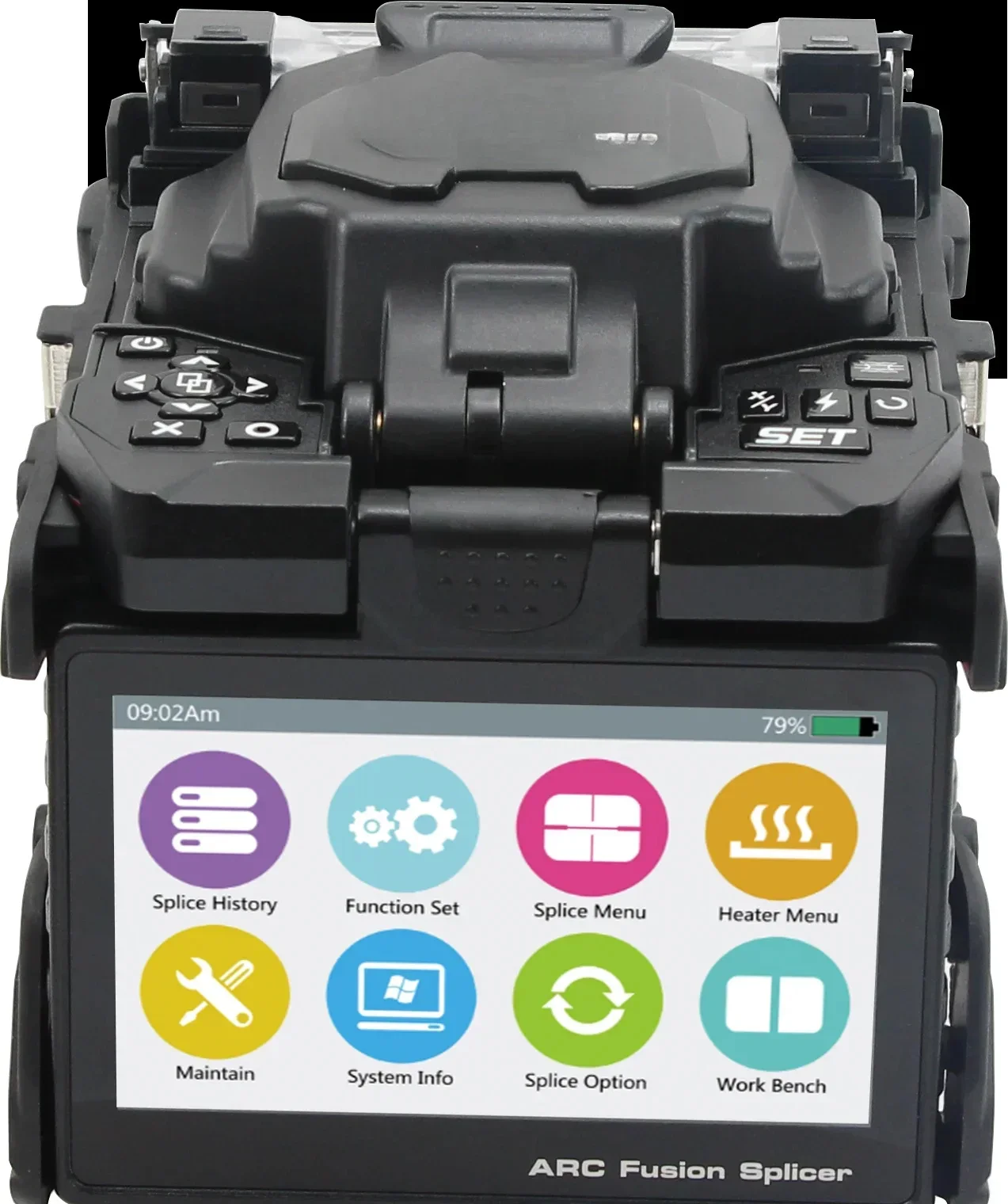 Optical Fiber Fusion Splicer, Fiber Optic Splicing Machine, Welding Machine, Fst-18s, High Precision
