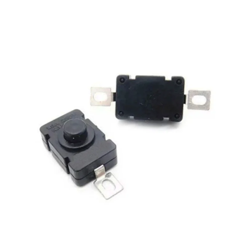10 Uds KAN-28 1.5A250V interruptores de linterna autoblocantes tipo SMD 18x12mm interruptores de botón 1812-28A nuevo