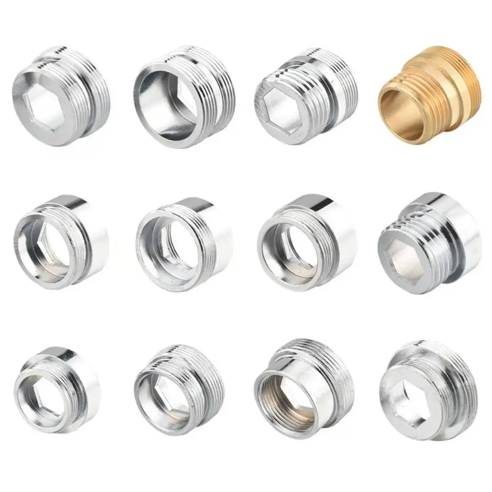 External Wire Female-Male Faucet Adapter Set Copper Connector Plumbing fittings Bathroom Accessories Washer Faucet water filter
