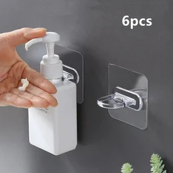 Wall-Mounted Multifunctional Round Hooks Free Punching Seamless Paste Storage Rack Kitchen Bathroom Household Ring Hanger