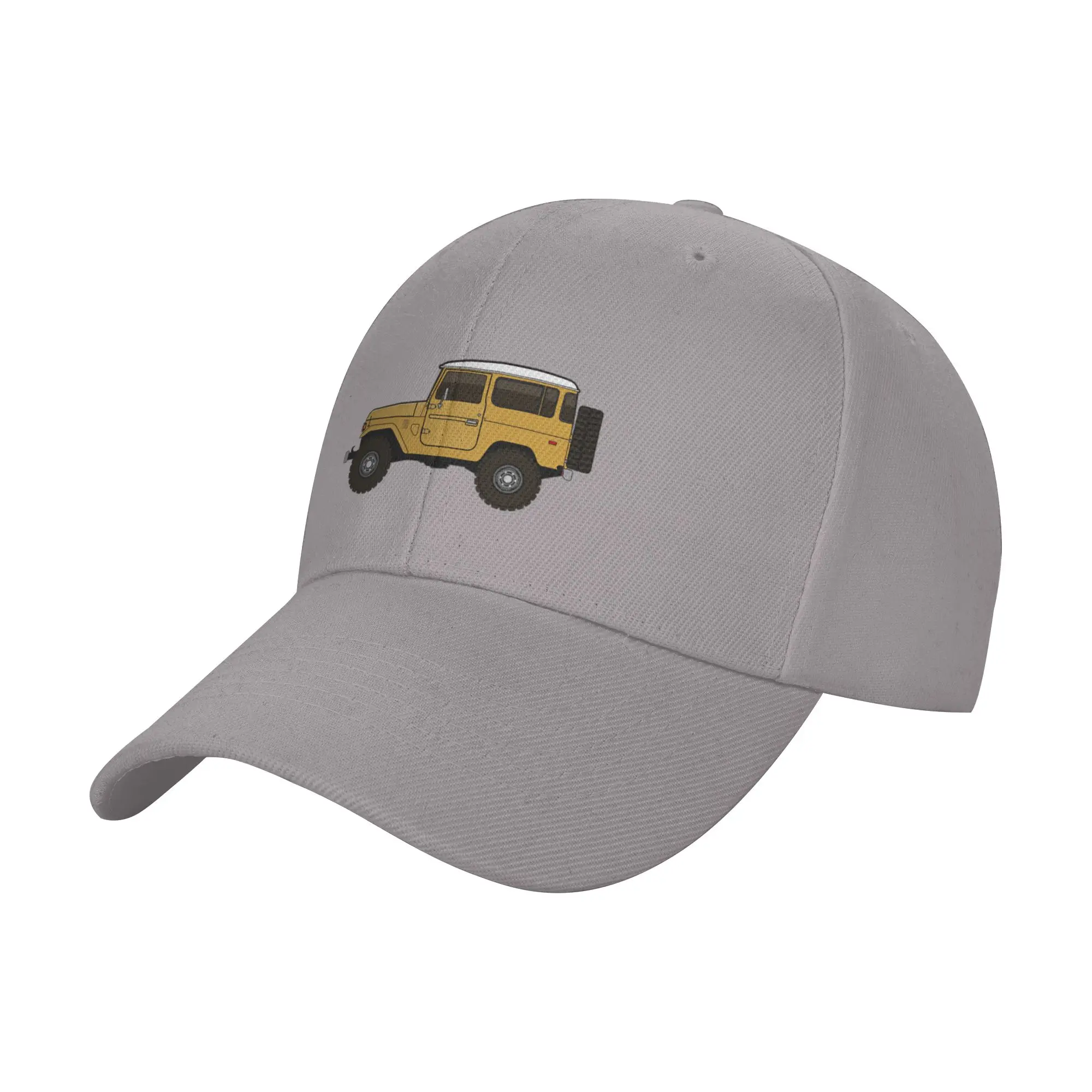 fj40 Land Cruiser yellow Trendy Baseball Cap Maintenance Work Quick Dry Hip Hop Cap