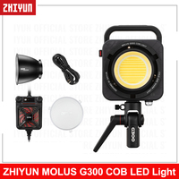 ZHIYUN MOLUS G300 300W COB LED Light Overclockable to 500W Video Lights 2700K-6500K APP Control Photography Lighting