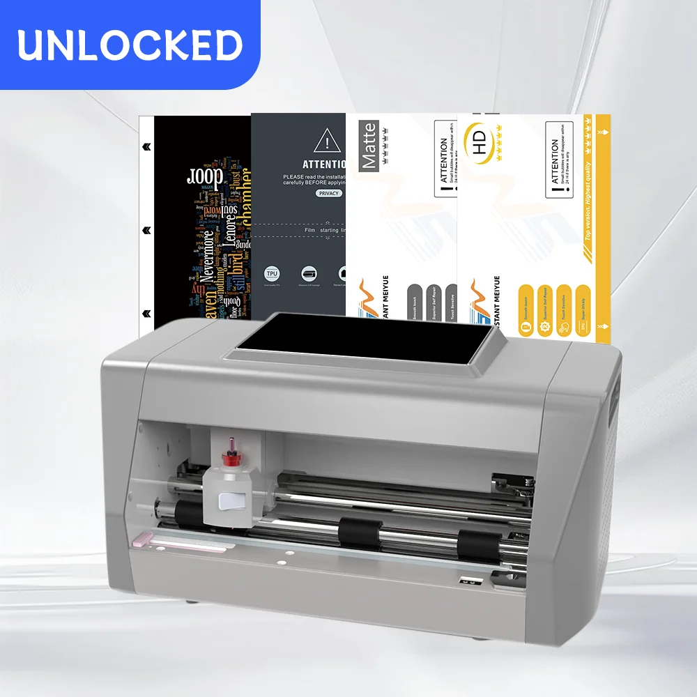 

Unlocked Tpu Hydrogel Film Making Machine Screen Protector Cutter Plotter Mobile Phone Skin Cutting Machine
