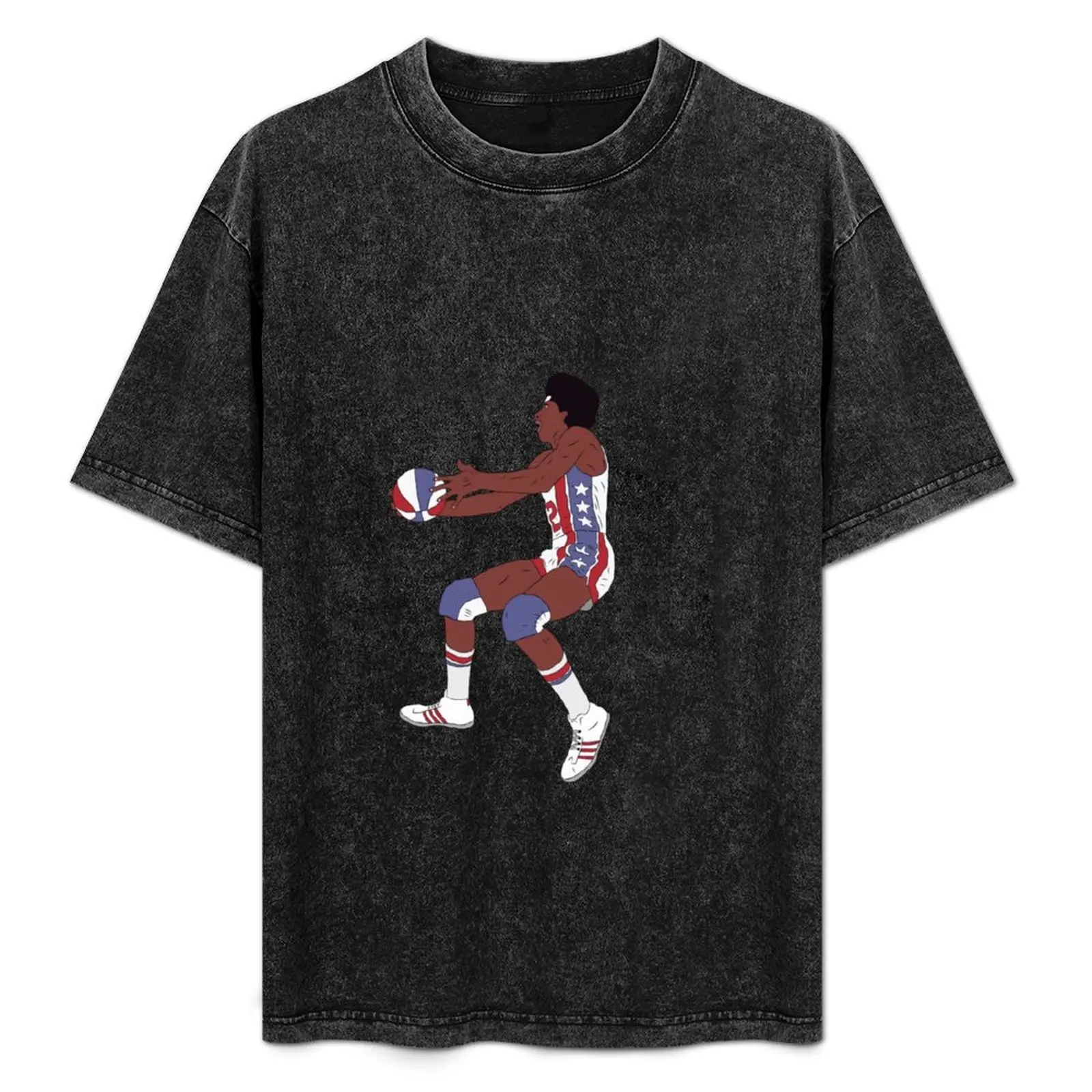 

Julius Erving Layup T-Shirt Holiday Simple Tee Shirt