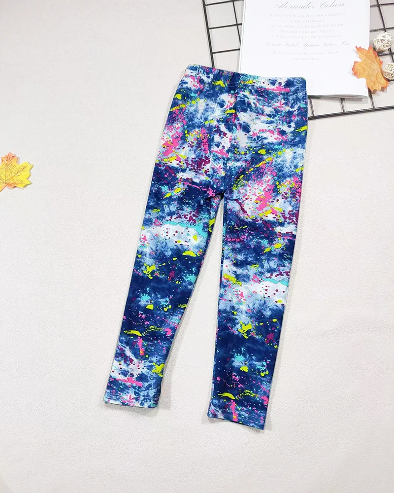 Mädchen Leggings Mode Cartoon Enge Hosen Frühling und Herbst Baby Mädchen Slim Fit Blumen Leggings Sommer Kinder Hosen – Detail 31
