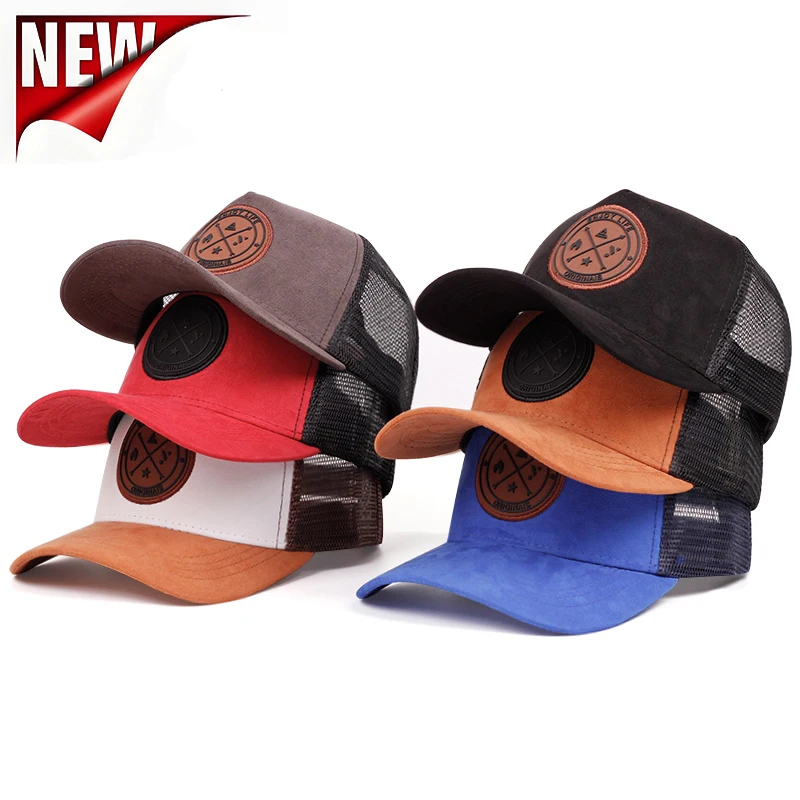 Suede Baseball Cap Unisex High Quality Fashion Cap For Men Adjustable Adult Size Sun Visor Cap For Women