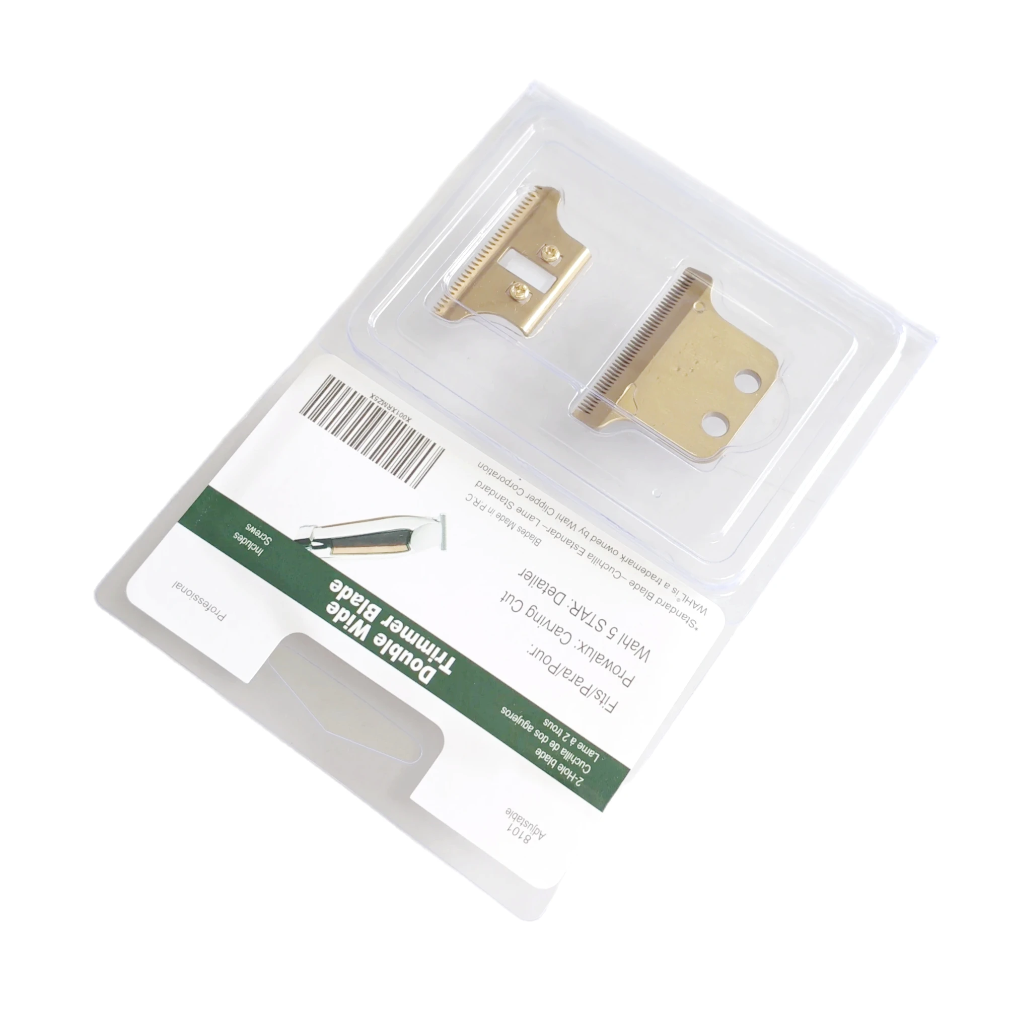 Lâminas de Substituição para Aparador Wahl 5 Star Series T-Wide Detailer (8081) e Cordless Detailer LI (8171) - Cabeça de Reposição