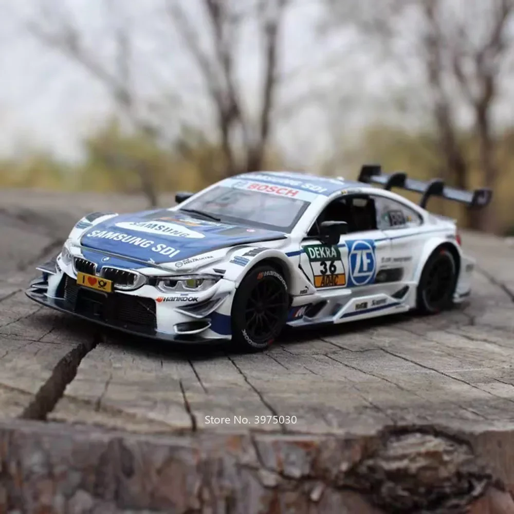 BMW Figured DTM Cars Models, Diecasting Miniature, Sports Car, Light Music, Rib Back Vehicle, Alliage, Cadeaux parfaits pour les garçons, 1:32