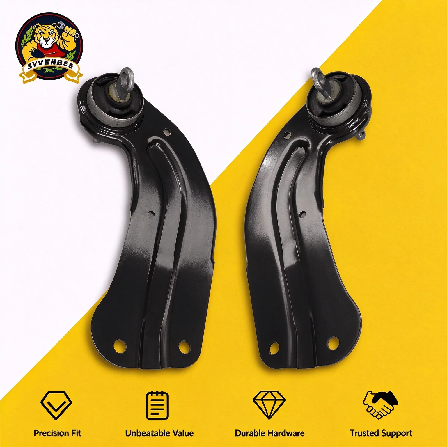 Svenubee 2Pcs Rear Control Arm Trailing Lateral Arm Kit - Fit for 2014-2019 Impala 2013-2015 Malibu 2010-2017 Buick Lacrosse