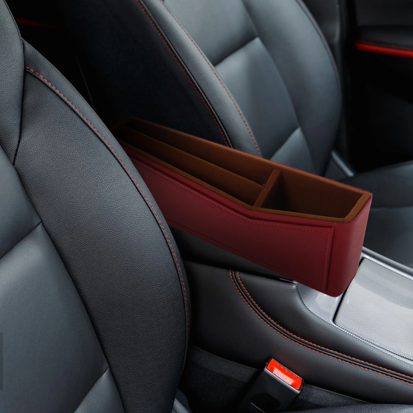 

Car Seat Organizer Waterproof Storage Box For Back Seat Headrest Mount Durable Pvc Wood Compact Design Suv Truck Auto Interior