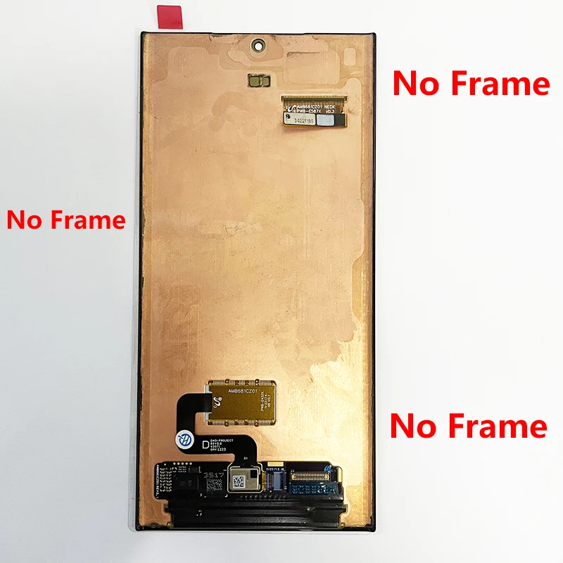 With defects Amoled For Samsung Galaxy S23 Ultra 5G Lcd S918B S918B/DS Display Touch Screen Digitizer Assembly 100% testing