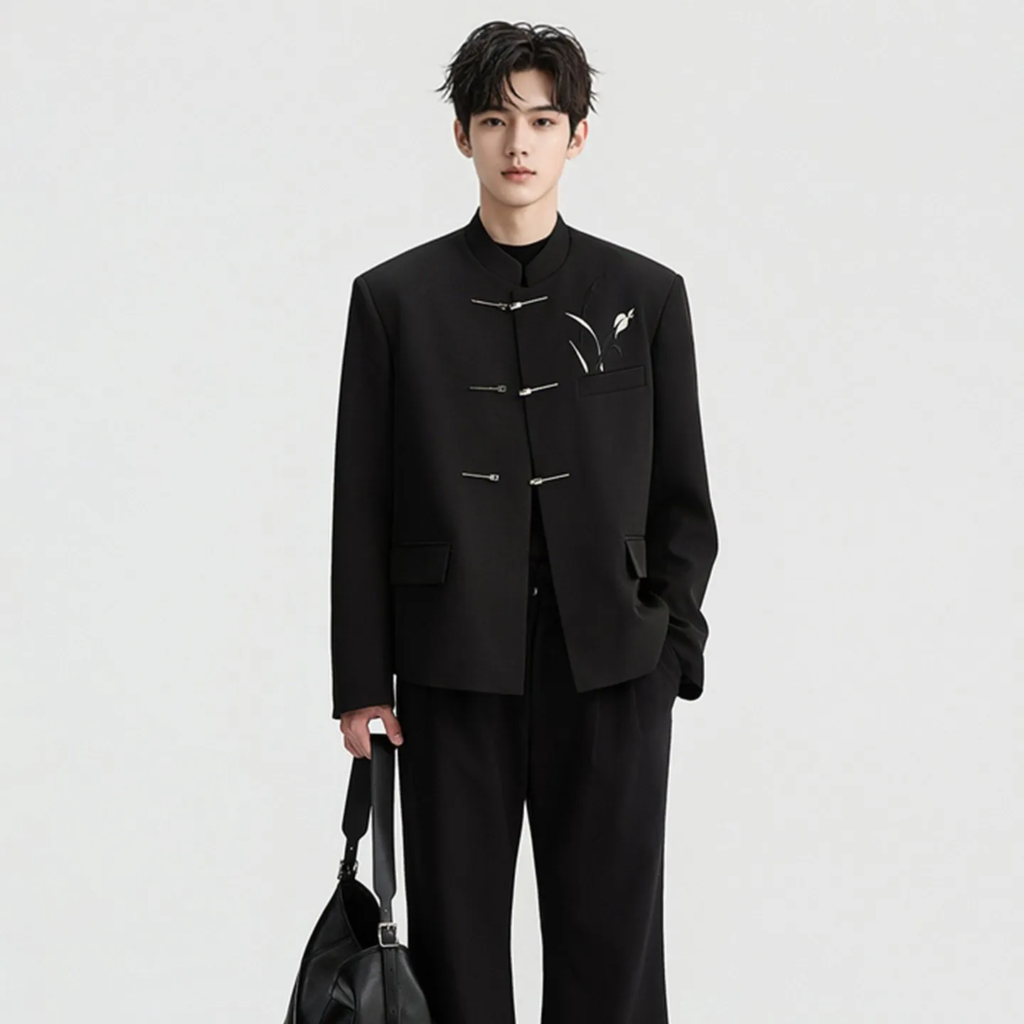 Engagement Ceremony Men's Clothing Set Adult Ceremony Chinese Style Formal Suit Wedding Banquet Groomsmen Dress Code