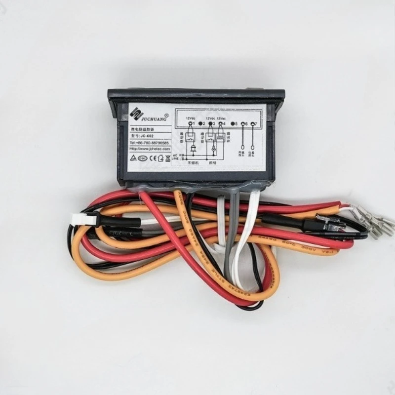 

Электронный цифровой контроллер температуры для холодильных камер Juchuang JC-602