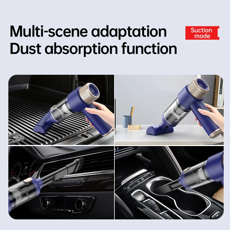 Blow and Suck in One Car Accessories Wireless Cleaner Vacuum Powerful Portable Handheld Mini Electrical Appliances Electronics