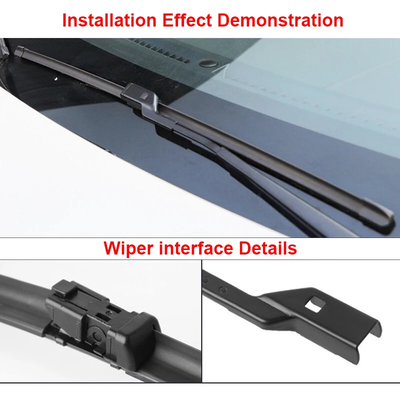 TONLINKER Car Windscreen Wiper Blades For Geely Atlas FX11 Boyue L 2023 2024- Accessories Front Rear Wiper Blade Brushes Cutter