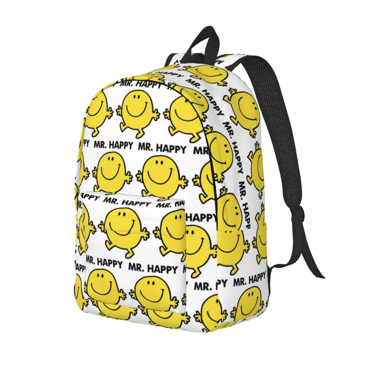 Mr. Men Cute Little Miss Popular Backpack Daypack Large Capacity Kids BookBag School Bag Shoulder Bags for Boys Girls