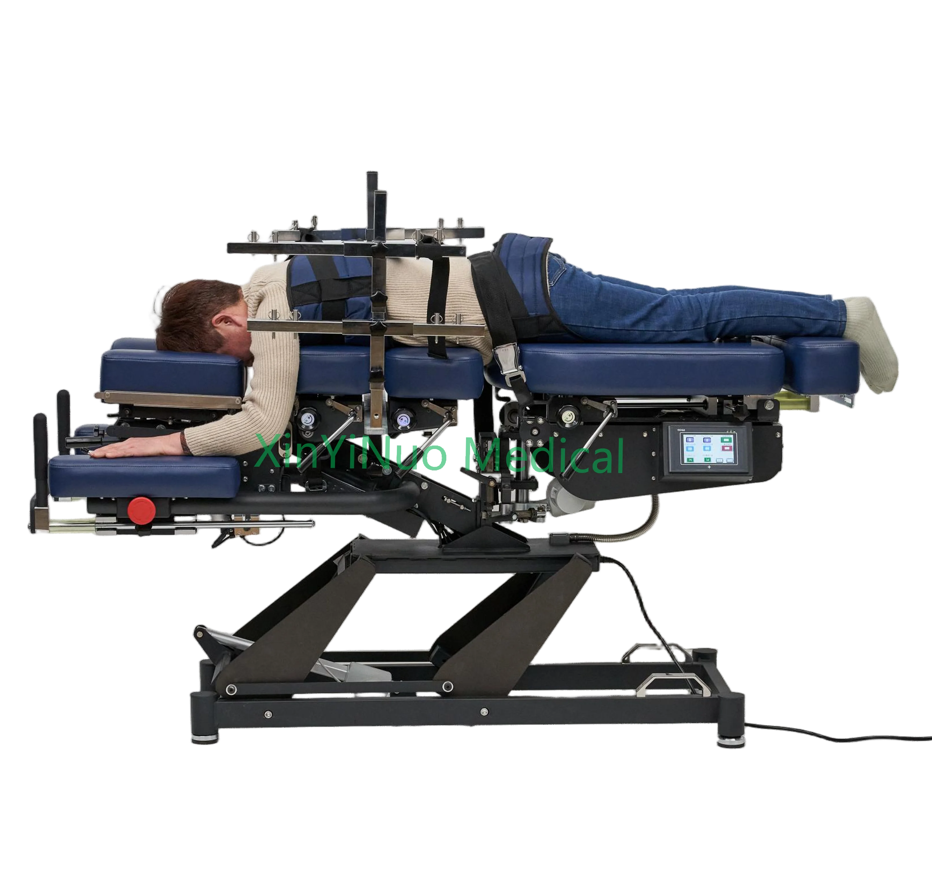 Electric Height Adjustable Professional Manual Chiropractic Drop Table Physiotherapy Bed Chiropractic Bed