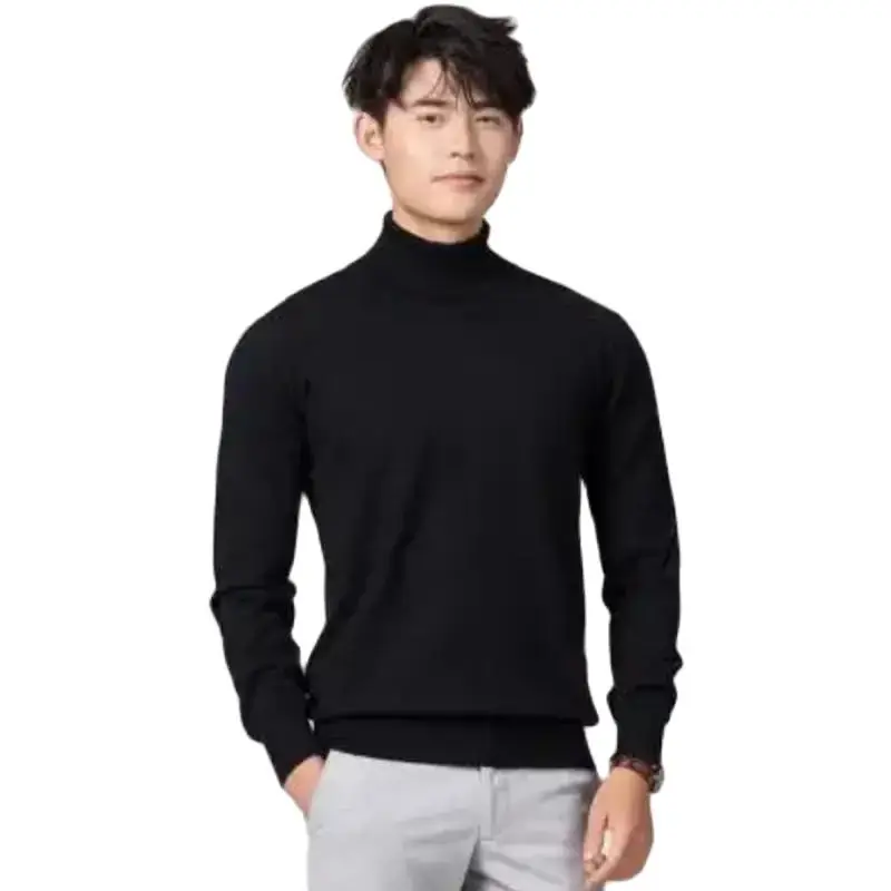 Kaschmir Roll kragen pullover Männer Pullover Kleidung für 2023 Herbst Winter Trikot Hombre Pull Homme Hiver Pullover Männer High Neck Pullover