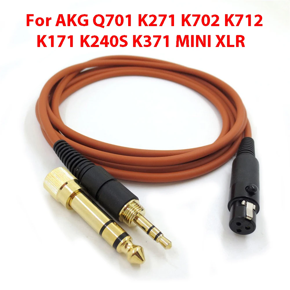 

1.8m TPE Audio Cable for AKG Q701 K271 K702 K712 K171 K240S K371 MINI XLR Headphone Replacement Cable