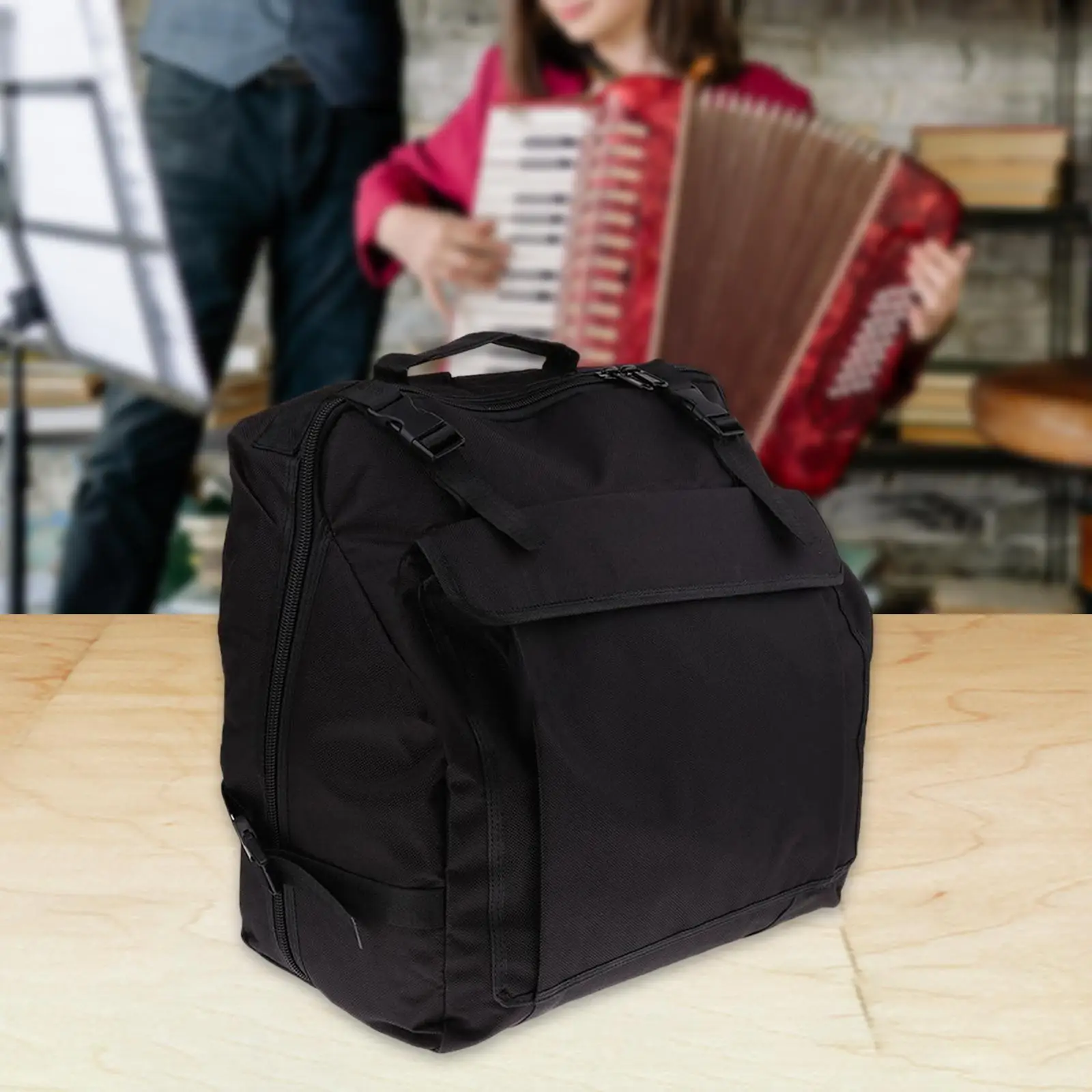 

Accordion Gig Bag Accordion Container Piano Accordion Case Backpack for Playing Travel