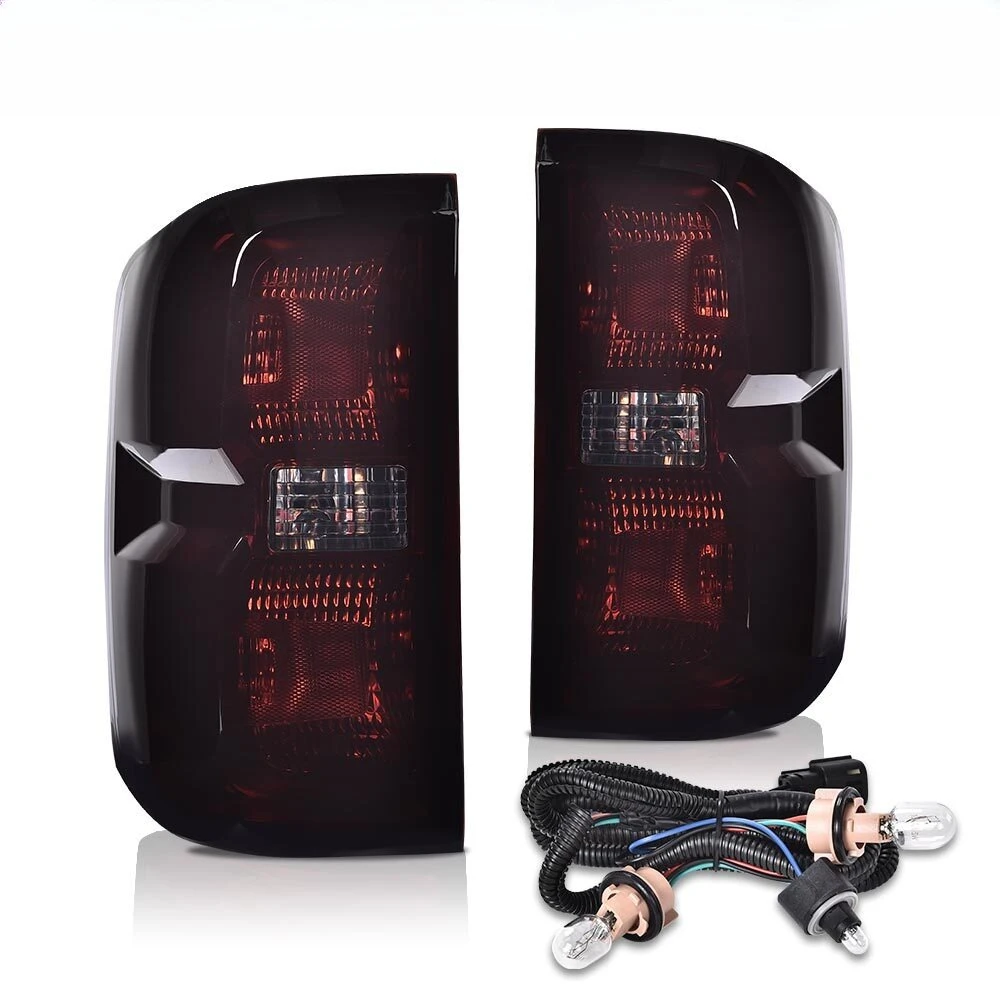 

Smoke Brake Tail Light Assembly For Chevy Silverado 1500 2500 3500 2014-2019