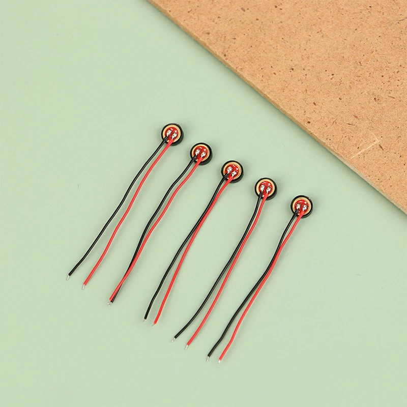 20Pcs 4015 Mic Head Cord High  Mic Core Soldering Wire Anti interference Small Night Light Induction Microphone