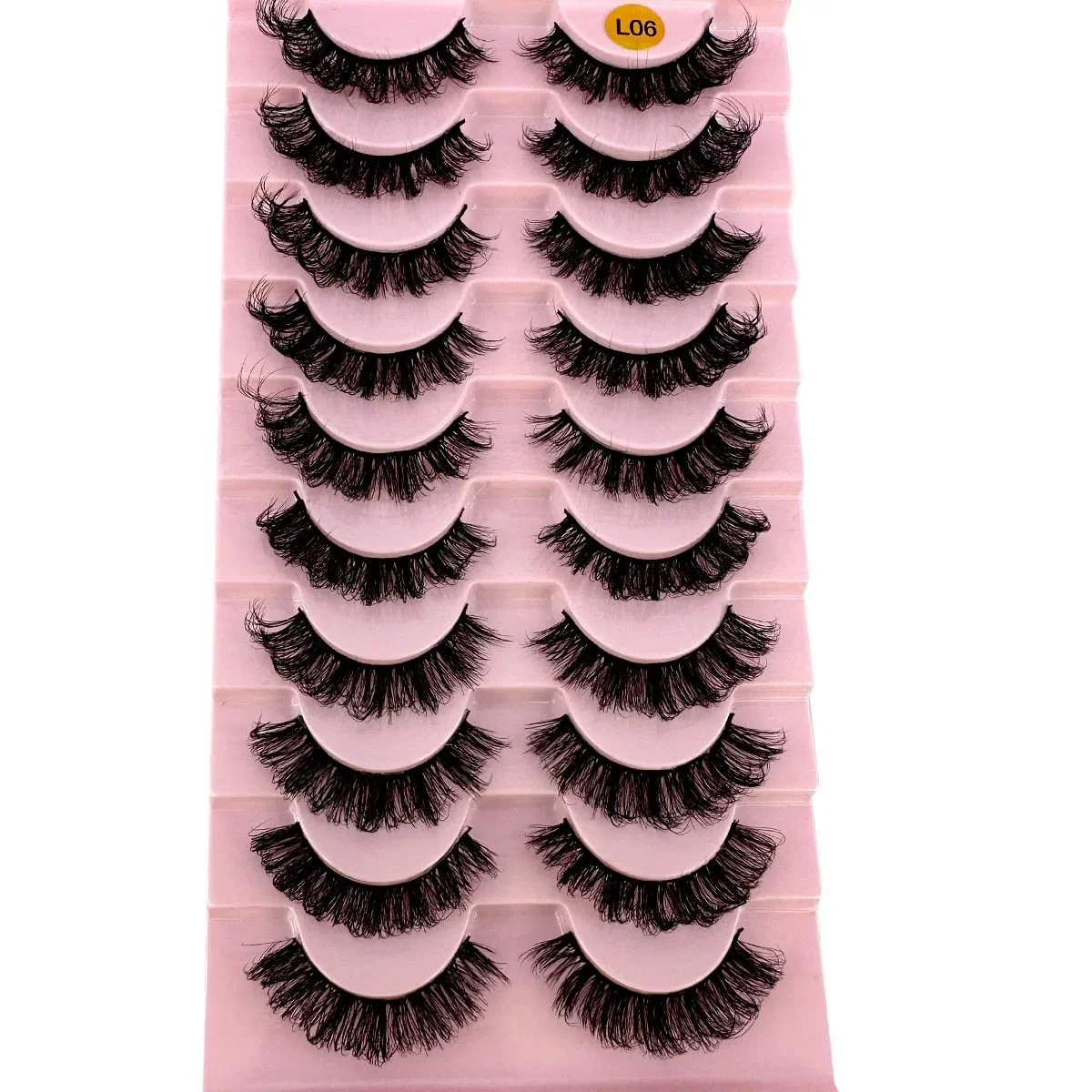 NEWDD Curl 10-22mm Russian Curl 5D Fluffy Mink Eyelash Extension False Eyelash
