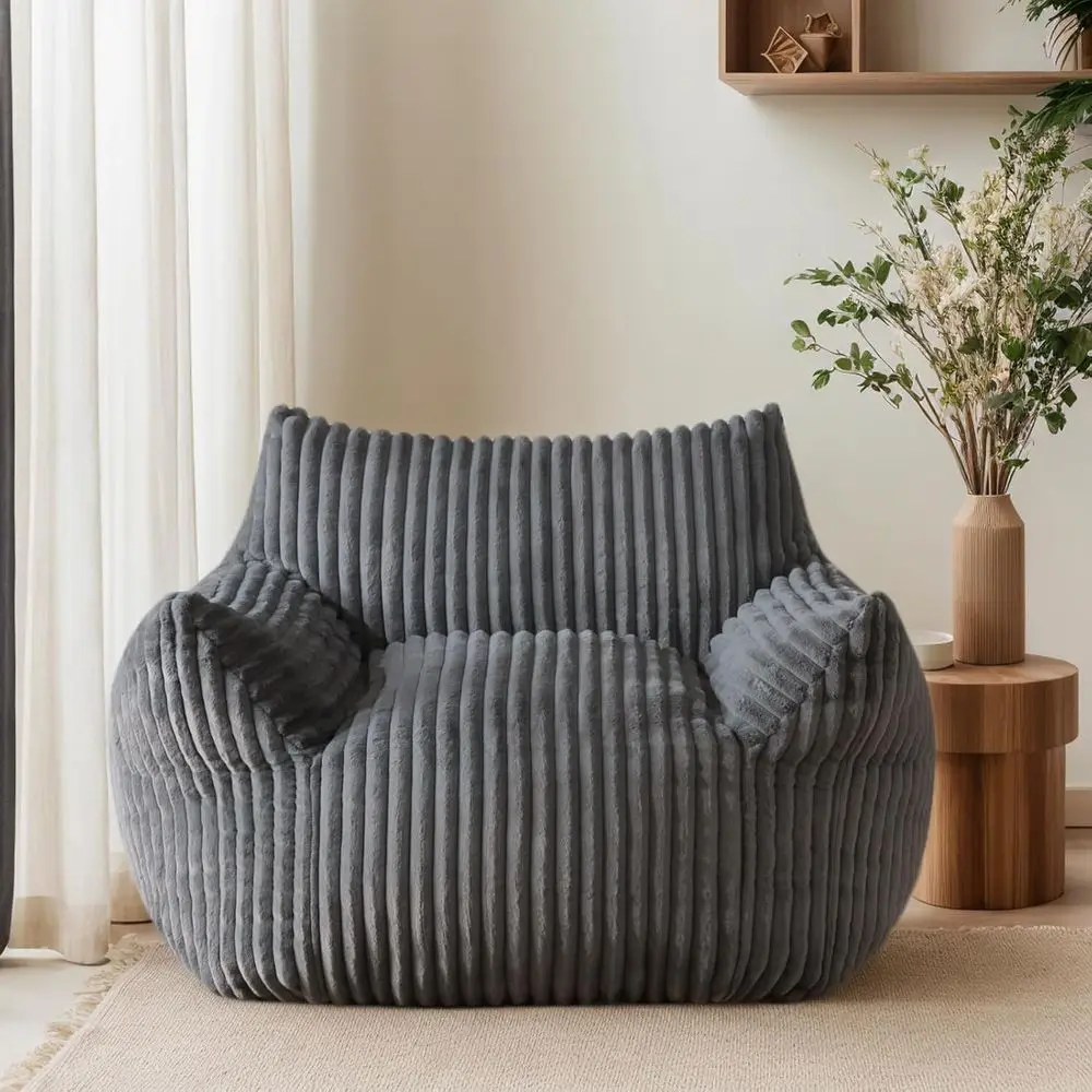 

Большое комфортное кресло-мешок для взрослых - уютное кресло для отдыха и акцентное место для сидения в гостиных и спальнях