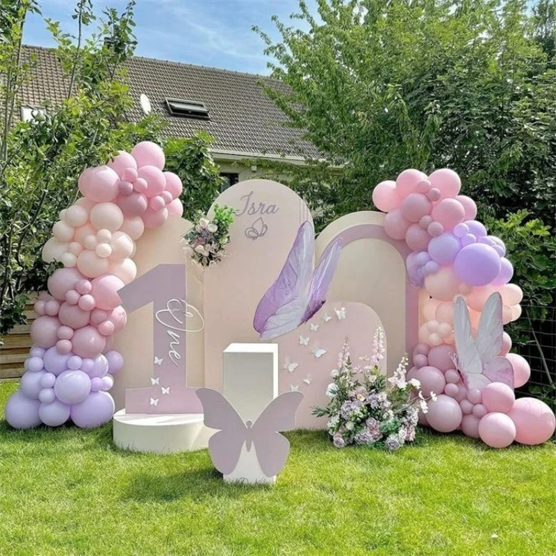 Acrylic Arch Decorative Floral Welcome Sign Stand & Wedding Supplies Background