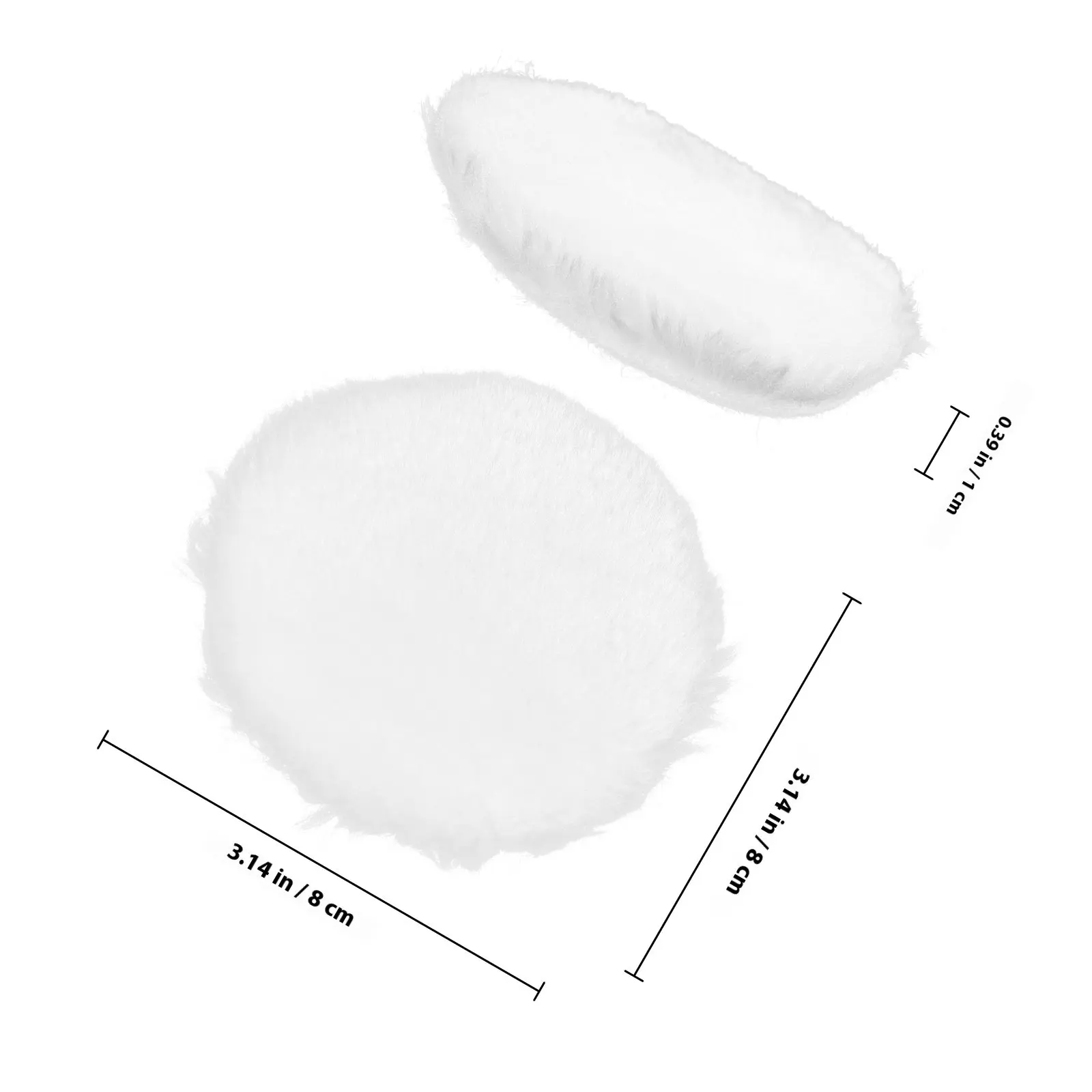 Drill Buffing Pad Car Polishing Pad Soft Sponge Imitation Wool Polishing Head Waxing Cleaning Auto Detailing Buffing Pads