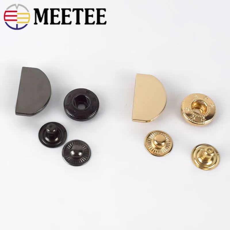 10/20Pcs 21x13mm Metal Snap Buttons Outerwear Overcoat Fasteners Press Stud Buckles DIY Sewing Down Jacket Decorative Button