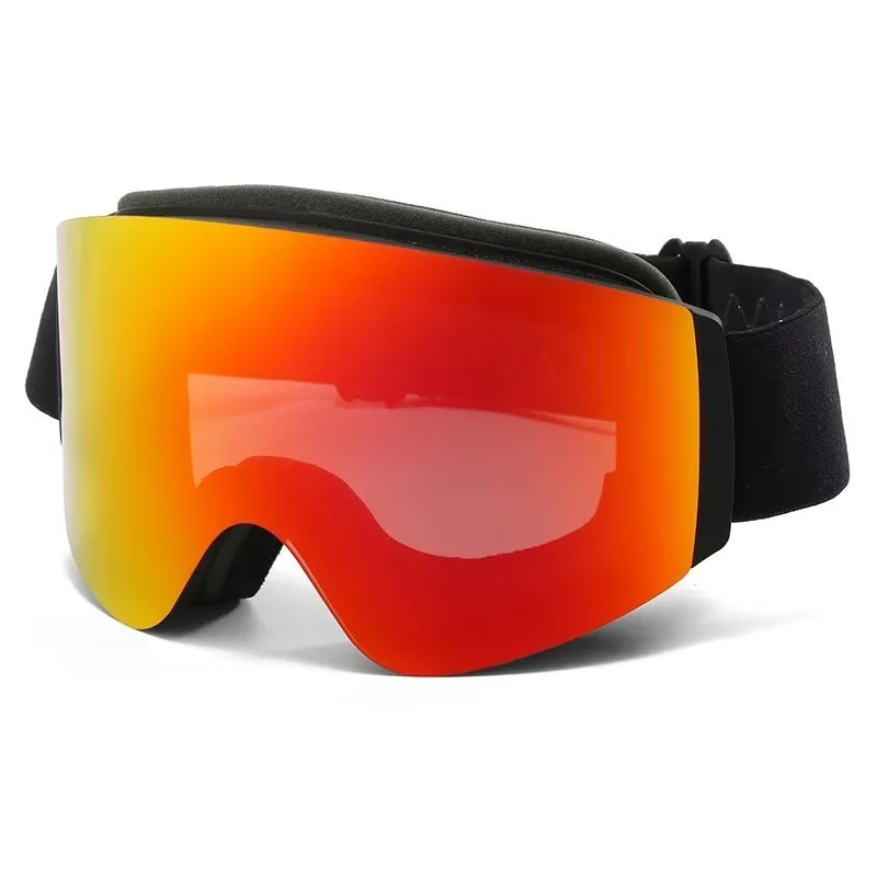Airo Protection Skiglasses Sport Snow Board Eyewear Oval Custom Anti Fog Skiing Glasses Googles Straps Flip up Lens Ski Goggle