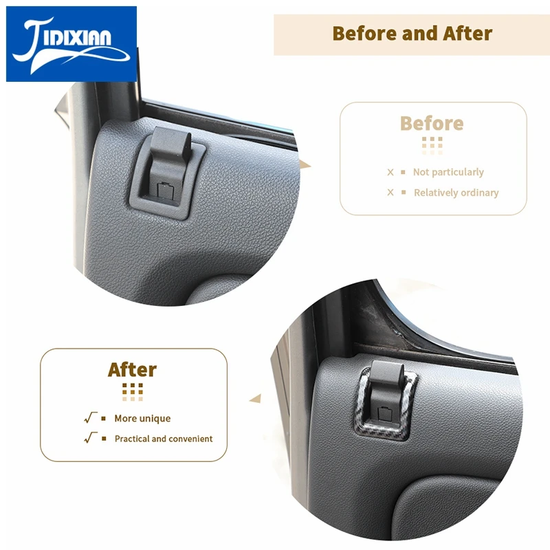 JIDIXIAN fit for Chevrolet Suburban for Tahoe for Avalanche for Yukon for Sierra 2007-2013 Car Door Lock Pin Decoration Cover