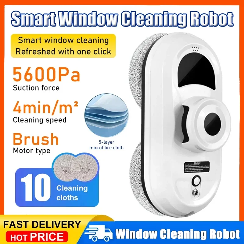 

Window Cleaner Robot Vacuum Cleaning Remote Control For Home Cleaning Anti-Fall Electric Windows Washer Glass Cleaner