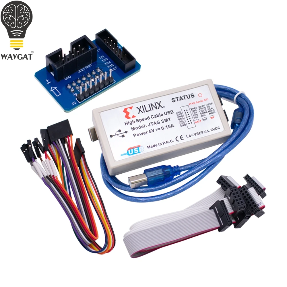 New version Xilinx Platform Cable USB Download Cable Jtag Programmer High speed downloader for FPGA CPLD SPI digilent SMT2