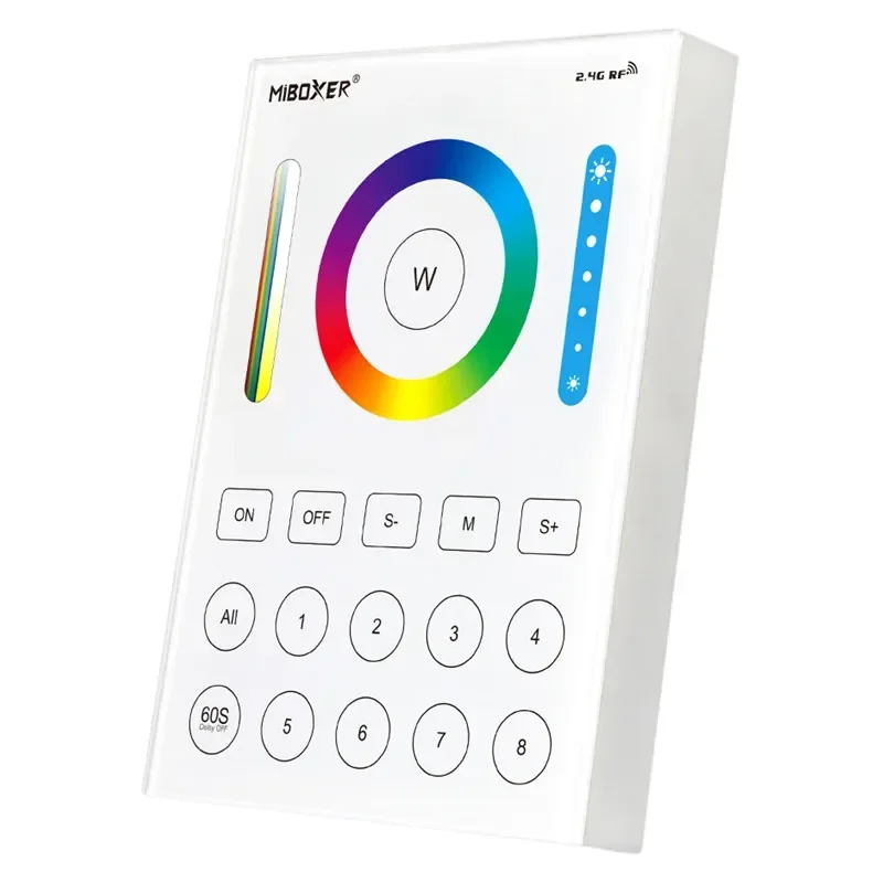 RGB+CCT LED Downlight Spotlight 6W 12W APP control FUT070 FUT071 compatible 2.4G HZ RF remote controller AC100~240V