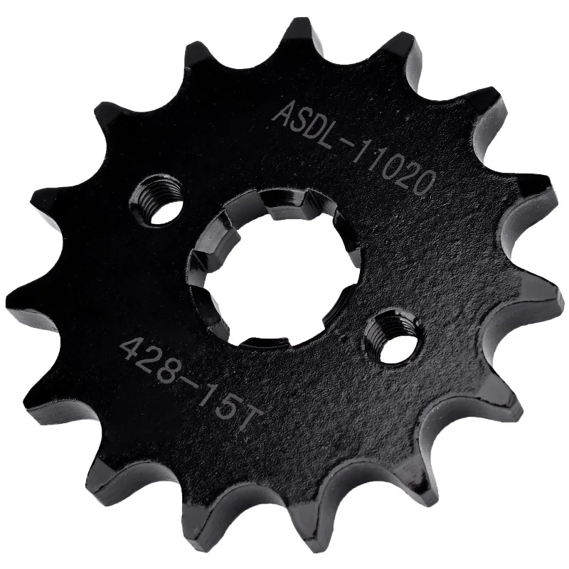 428-15T 428 15 Tooth Motorcycle Front Sprocket For Suzuki TS90 R Honcho J Rover TS90R TS90J DS100 DR125 TF125 TS125 DR TF TS 125