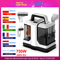 OMESER Carpet Cleaner Machine 750W High Power Suction Washing Vacuum Cleaner Upholstery for Floor Sofa Home Car Accessories