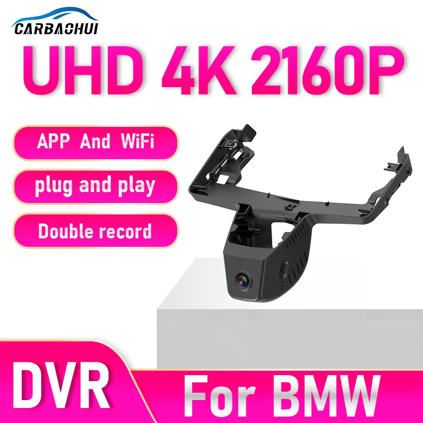 Dash Cam for BMW 5 Series i5 530i 540i G60 2024 2025 2026, UHD Video Recorder, APP Control, Plug&Play Dashcam 4K 2160P,Car DVR