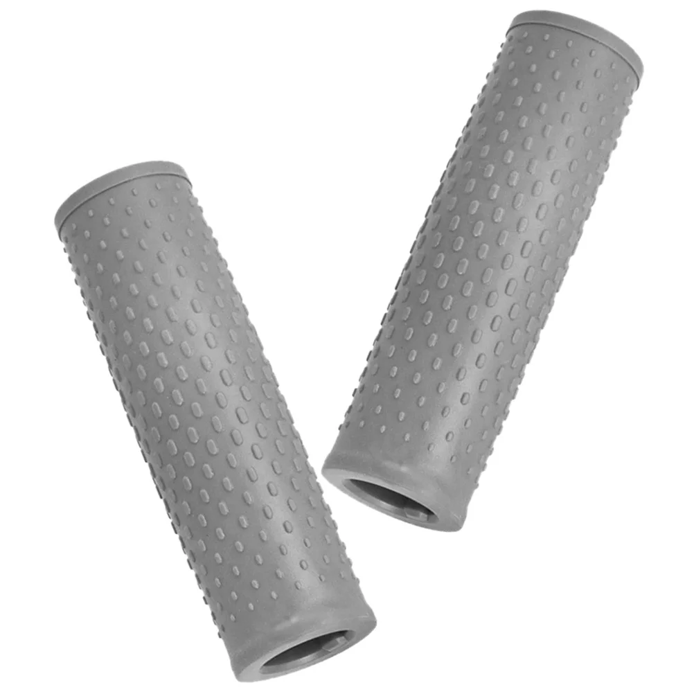 2 قطعة سيليكون سكوتر المقود القبضات امتصاص الصدمات عدم الانزلاق يغطي سكوتر مقبض حامي المقود القبضات #2