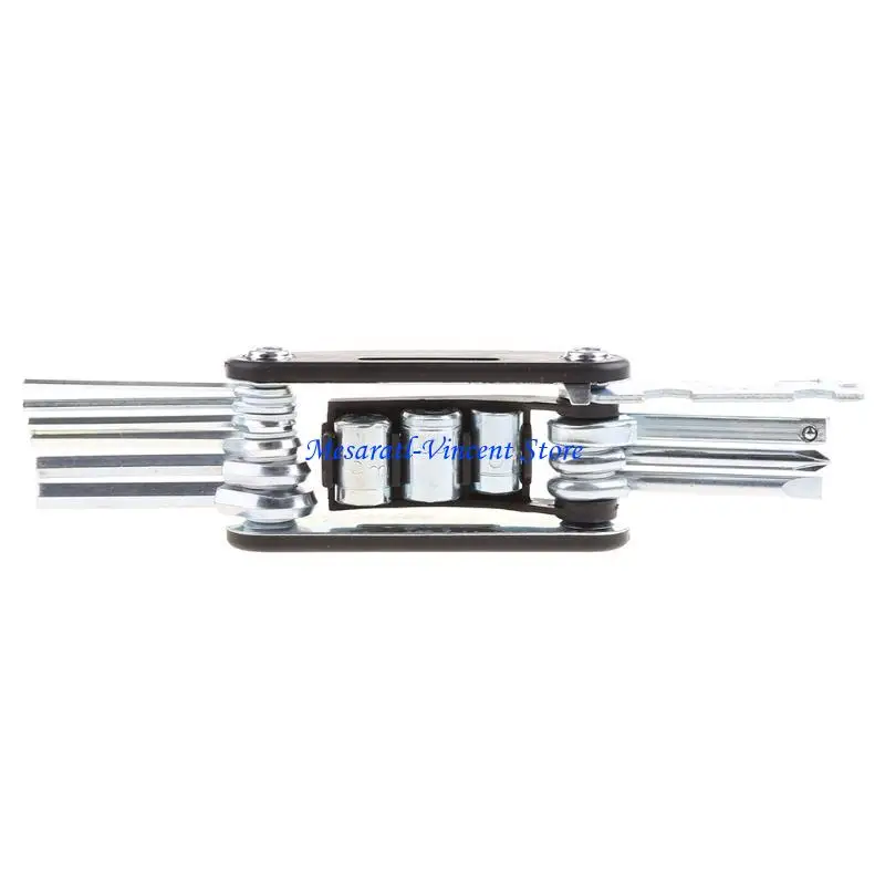 

A70F 13Pcs Multifunction Repair Tool Allen for Key Socket Wrench for Motorcyc