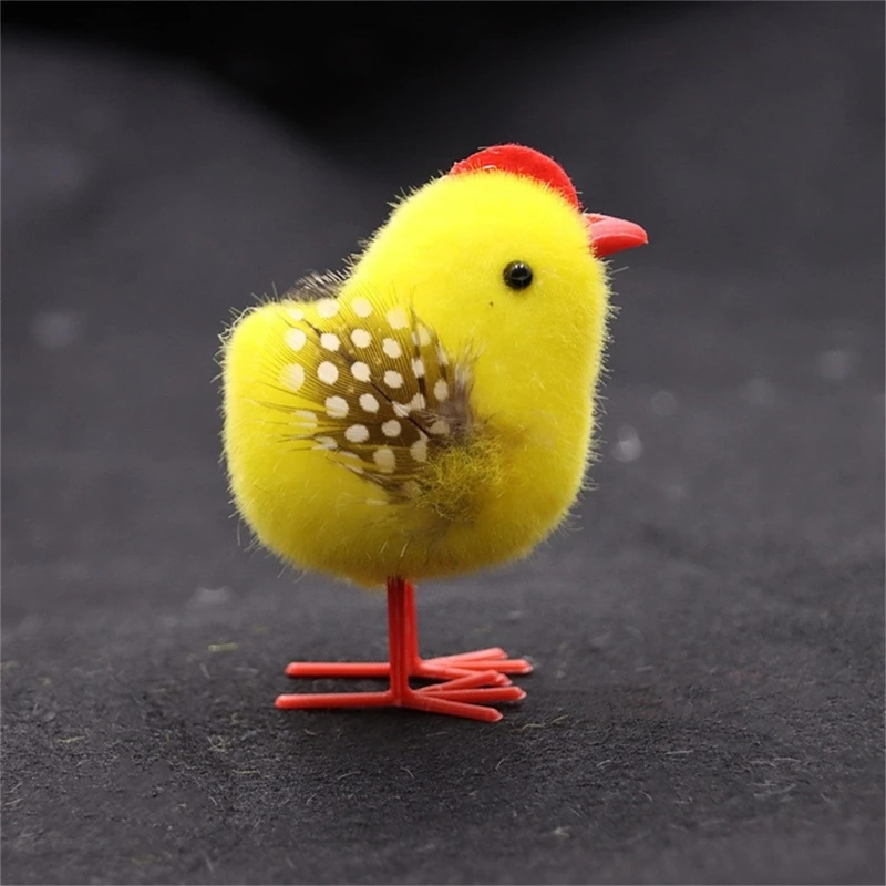 Easter Holiday Chicken Toy Chick Animal Figurine Toy for Kids Easter Decorations Animal Dropshipping