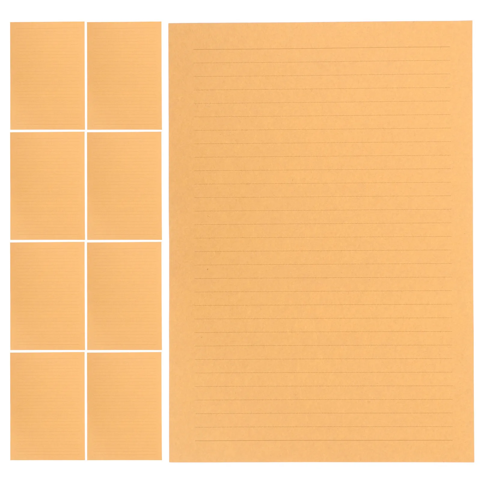 

50 Sheets Vintage Style Kraft Letter Paper Set Blank Writing Stationery for Letter Writing Poetry Notes Art Scrapbooking